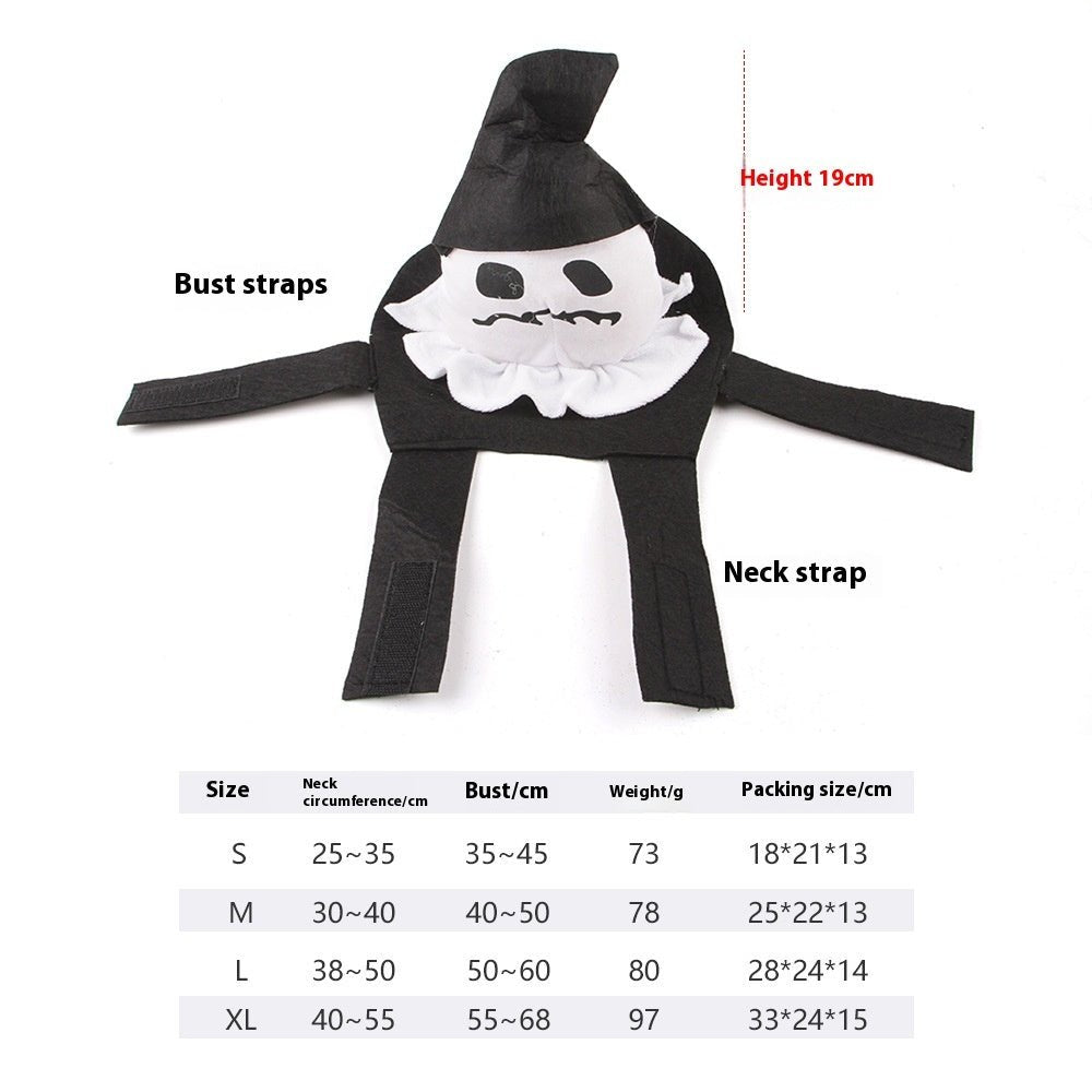 Halloween Pet Ghost Costume – Funny Dress-Up for Dogs - CJGD213526101AZ - Furrkins