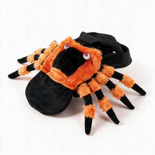 Halloween Spider Pet Costume – Red-Eyed Dress-Up for Cats & Dogs