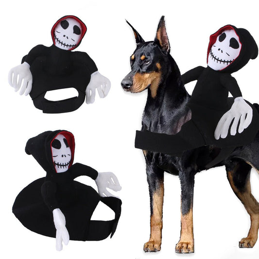 Halloween Goblin Riding Costume – Funny Dress-Up for Dogs - CJGD154054701AZ - Furrkins