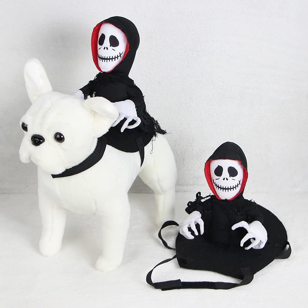Halloween Goblin Riding Costume – Funny Dress-Up for Dogs - CJGD154054701AZ - Furrkins