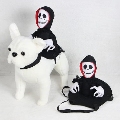 Halloween Goblin Riding Costume – Funny Dress-Up for Dogs - CJGD154054701AZ - Furrkins