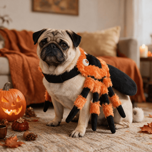 Halloween Spider Pet Costume – Red-Eyed Dress-Up for Cats & Dogs - CJYD245405301AZ - Furrkins