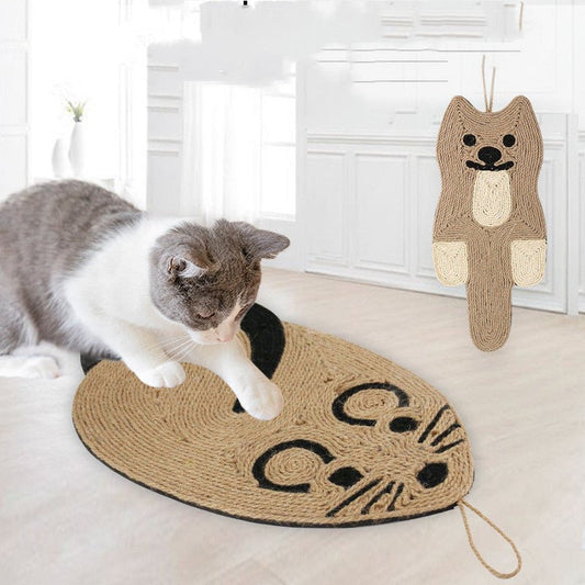 Mouse Sisal Cat Scratching Pad – Fun Claw Sharpener for Cats & Kittens - CJMY114961701AZ - Furrkins