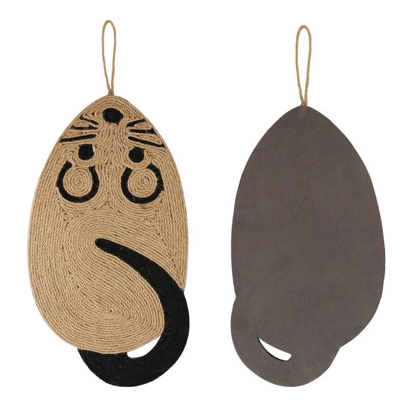 Mouse Sisal Cat Scratching Pad – Fun Claw Sharpener for Cats & Kittens - CJMY114961701AZ - Furrkins
