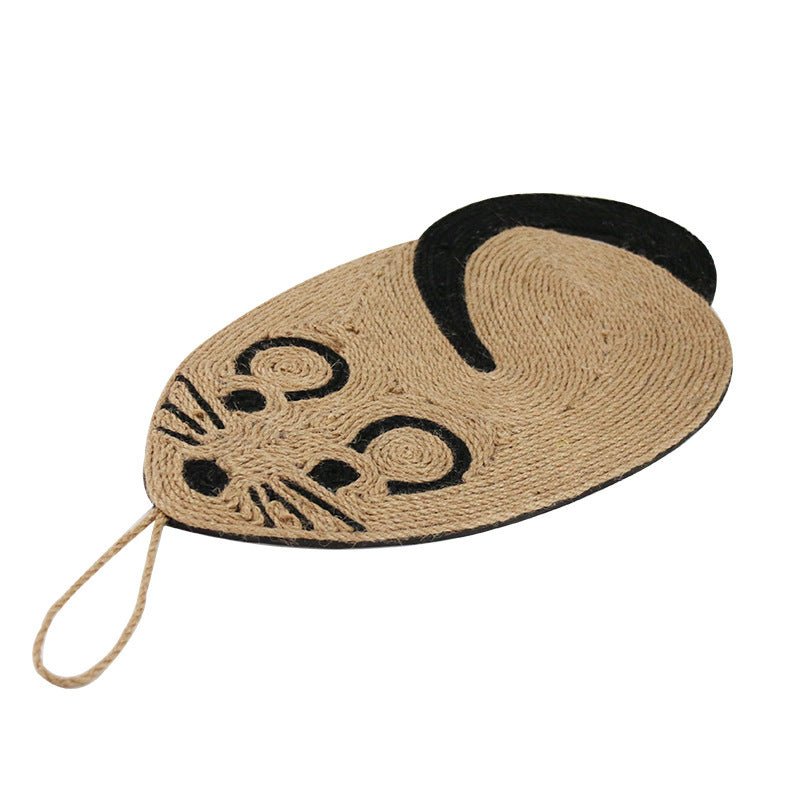 Mouse Sisal Cat Scratching Pad – Fun Claw Sharpener for Cats & Kittens - CJMY114961701AZ - Furrkins