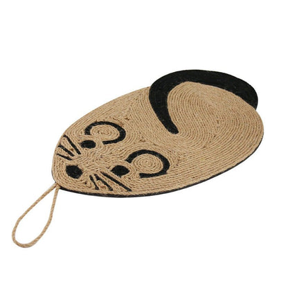 Mouse Sisal Cat Scratching Pad – Fun Claw Sharpener for Cats & Kittens - CJMY114961701AZ - Furrkins