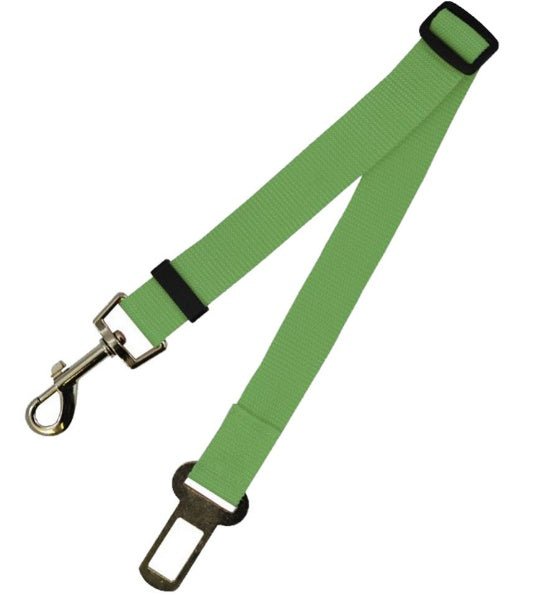 Pet Car Seat Belt – Adjustable Safety Harness Strap for Dogs & Cats - CJJJCWGX00008-70cm-Green - Furrkins
